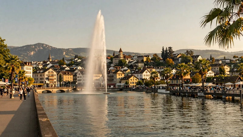 Swiss dating destinations - Zurich lakeside, Geneva waterfront, and Lugano promenade for meeting Swiss singles