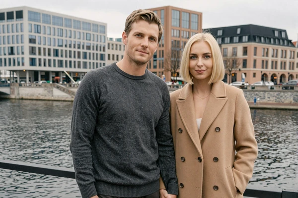 David and Anna, American-German couple who found love through European dating platform